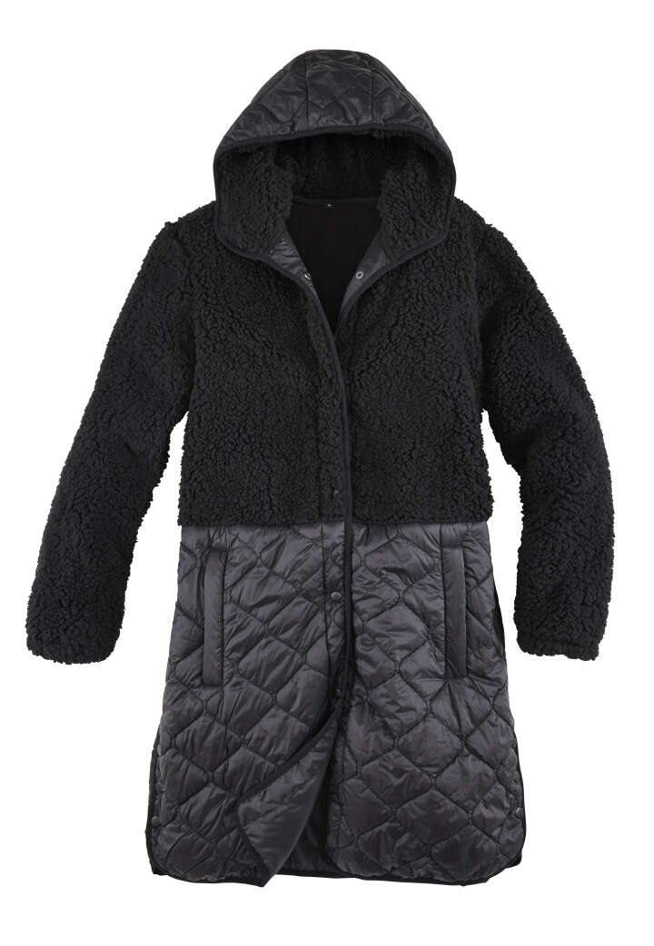 Baumfuchs Damen Berberfleece-Steppmantel